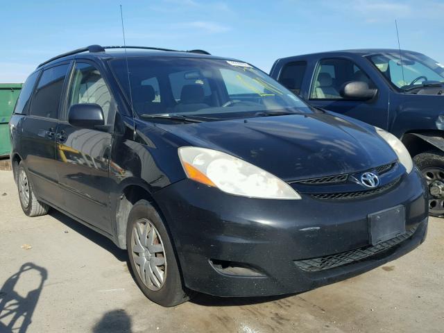 5TDZK23CX8S216742 - 2008 TOYOTA SIENNA CE BLACK photo 1