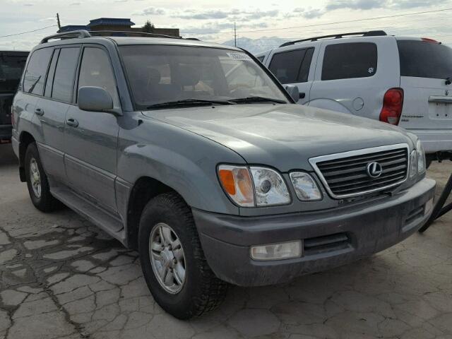 JTJHT00W423521896 - 2002 LEXUS LX 470 GREEN photo 1