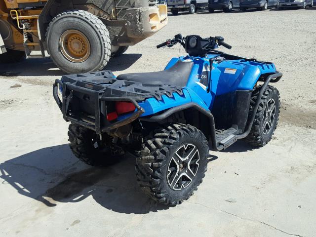 4XASXE852GA603882 - 2016 POLARIS SPORTSMAN BLUE photo 4