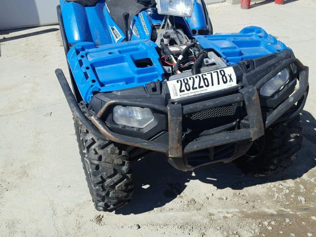 4XASXE852GA603882 - 2016 POLARIS SPORTSMAN BLUE photo 9