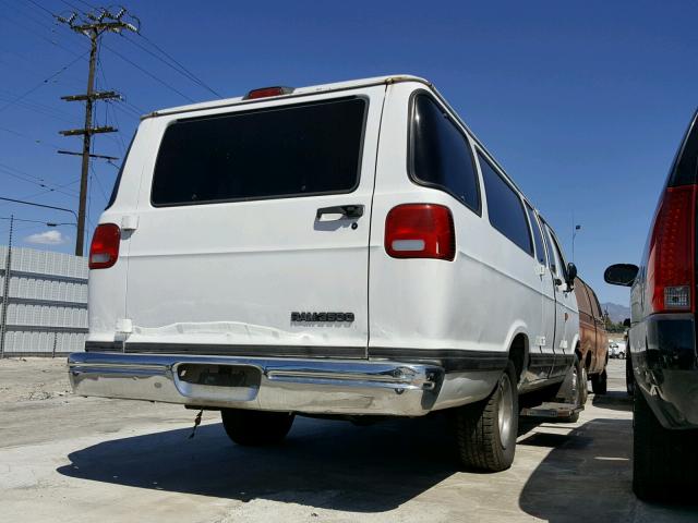 2B7KB31Z6TK187491 - 1996 DODGE RAM VAN B3 WHITE photo 4