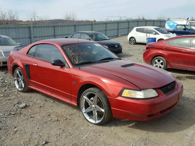 1FAFP42X3YF290465 - 2000 FORD MUSTANG GT MAROON photo 1