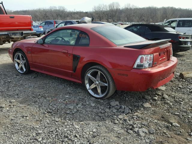 1FAFP42X3YF290465 - 2000 FORD MUSTANG GT MAROON photo 3