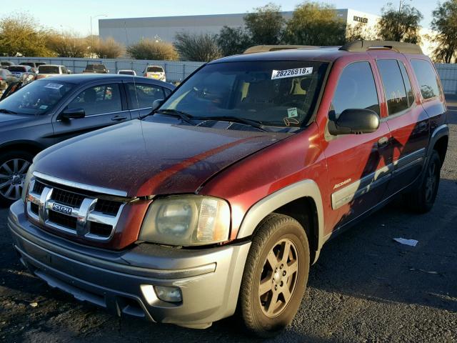 4NUES16S956700543 - 2005 ISUZU ASCENDER S MAROON photo 2