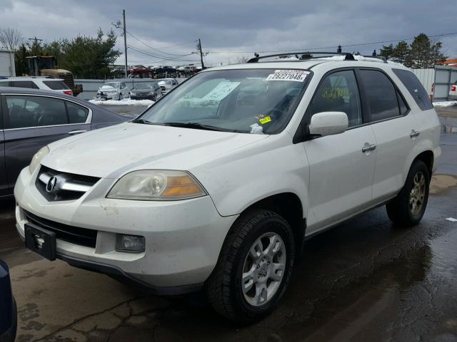 2HNYD18704H545545 - 2004 ACURA MDX TOURIN WHITE photo 2