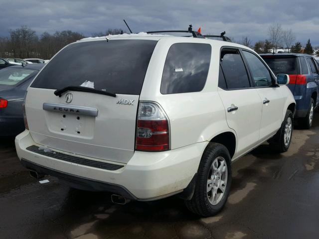 2HNYD18704H545545 - 2004 ACURA MDX TOURIN WHITE photo 4