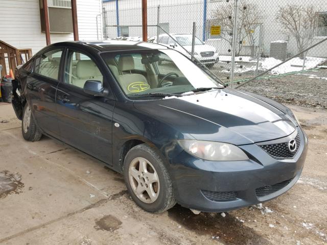 JM1BK12F741177686 - 2004 MAZDA 3 I BLUE photo 1