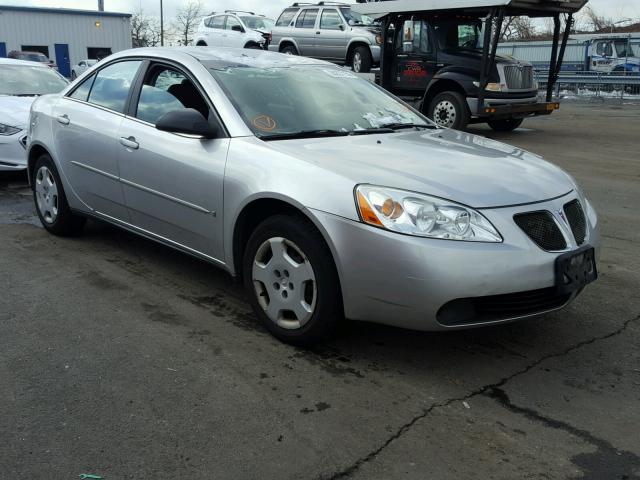 1G2ZF55B964252929 - 2006 PONTIAC G6 SE SILVER photo 1