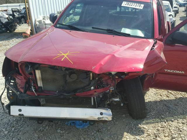 5TETX22N97Z453816 - 2007 TOYOTA TACOMA ACC Rot Foto 9