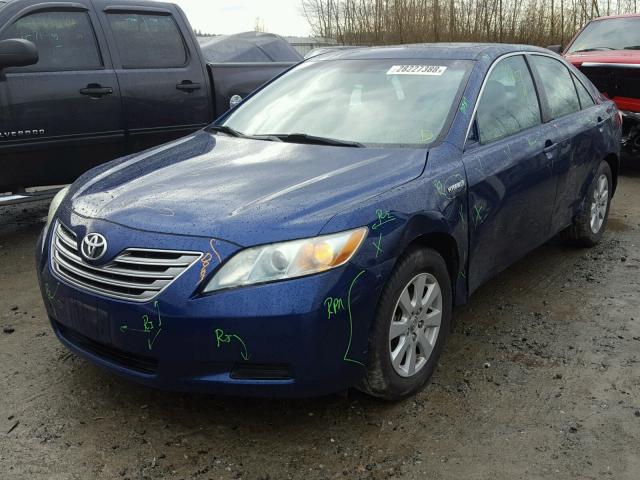 4T1BB46K17U012997 - 2007 TOYOTA CAMRY NEW BLUE photo 2