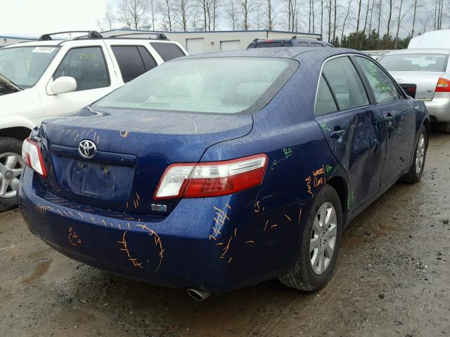 4T1BB46K17U012997 - 2007 TOYOTA CAMRY NEW BLUE photo 4