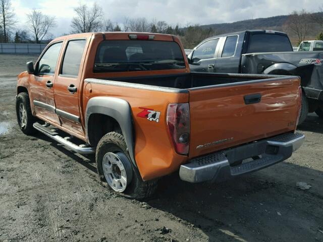 1GCDT136958200849 - 2005 CHEVROLET COLORADO ORANGE photo 3