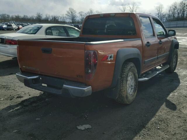 1GCDT136958200849 - 2005 CHEVROLET COLORADO ORANGE photo 4