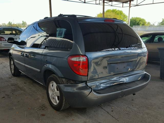 1D4GP45R25B183912 - 2005 DODGE CARAVAN SX GRAY photo 3