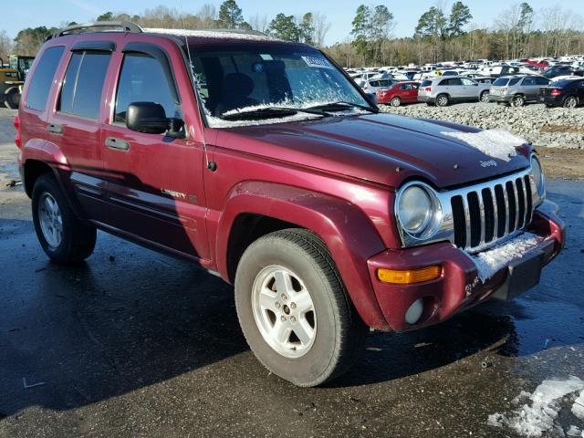 1J4GL58K53W503379 - 2003 JEEP LIBERTY LI MAROON photo 1