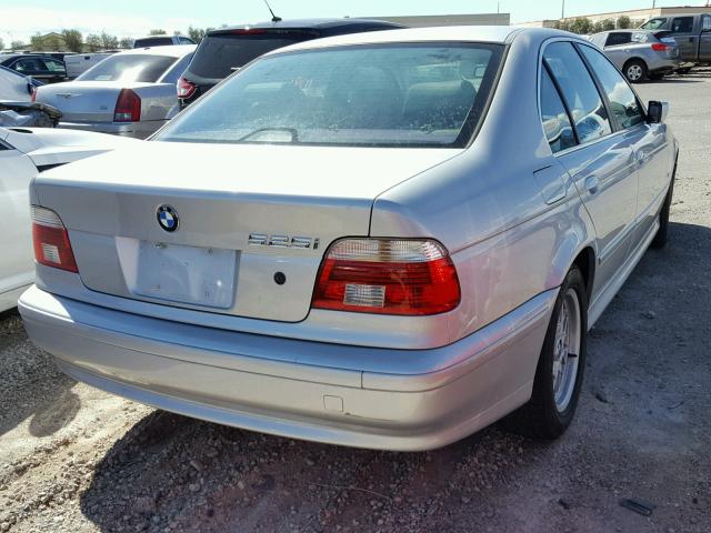 WBADT43412GZ97225 - 2002 BMW 525 I AUTO SILVER photo 4