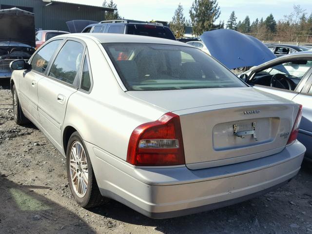 YV1TS91D021277381 - 2002 VOLVO S80 T6 TUR TAN photo 3