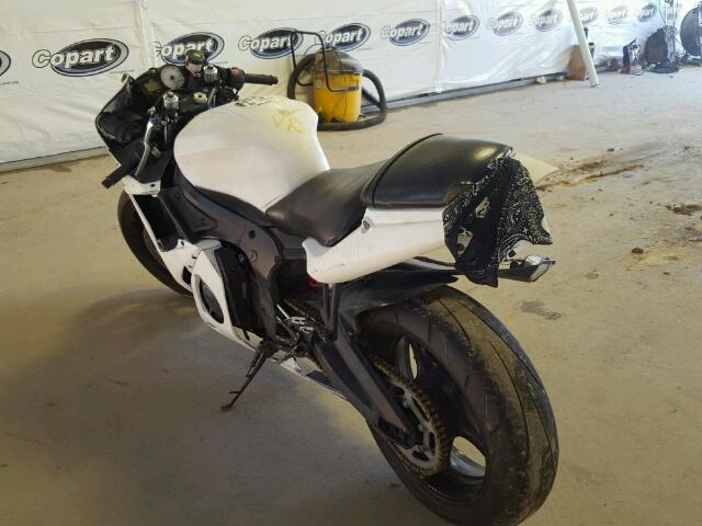 JYARJ06E97A033859 - 2007 YAMAHA YZFR6 S WHITE photo 3