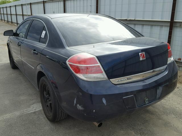 1G8ZS57N67F212564 - 2007 SATURN AURA XE BLUE photo 3