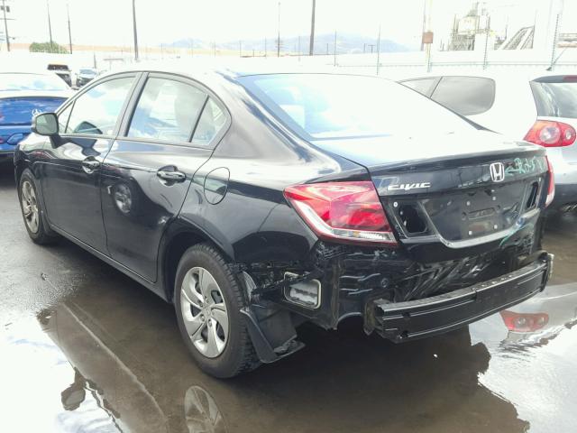 2HGFB2F5XDH518770 - 2013 HONDA CIVIC LX GRAY photo 3