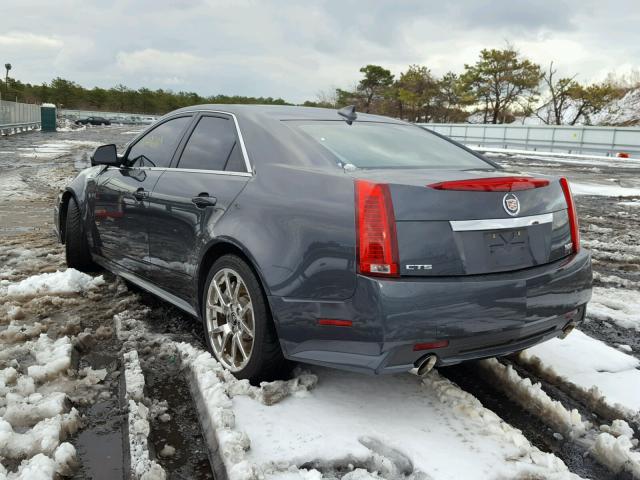 1G6DV5EP4A0146928 - 2010 CADILLAC CTS-V GRAY photo 3