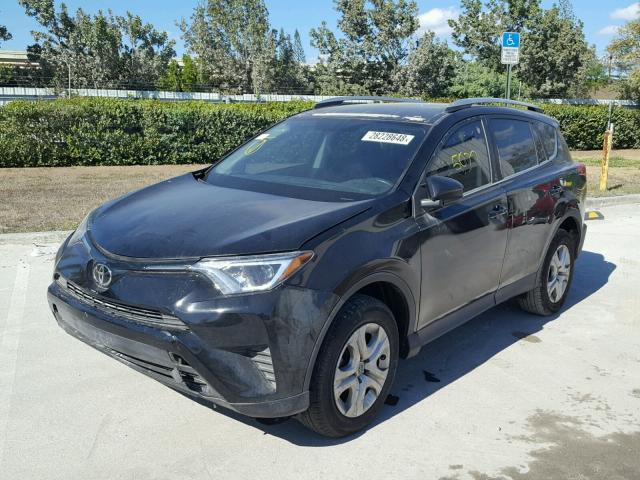 2T3BFREV7EW156944 - 2014 TOYOTA RAV4 LE BLACK photo 2