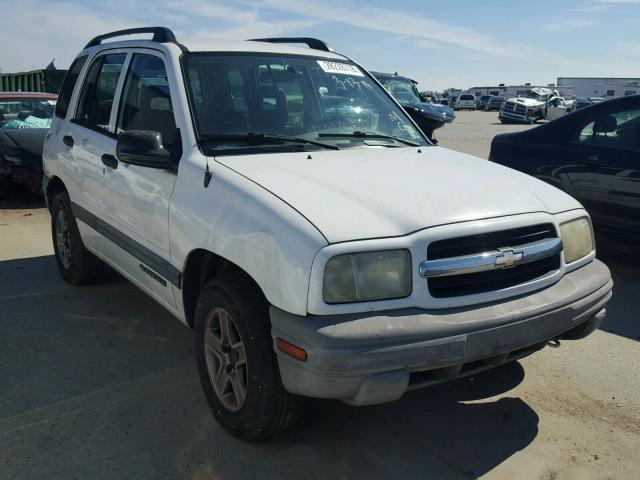 2CNBE13C126951741 - 2002 CHEVROLET TRACKER WHITE photo 1