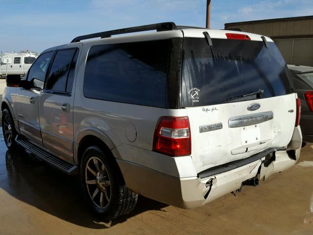 1FMFK17577LA39037 - 2007 FORD EXPEDITION WHITE photo 3