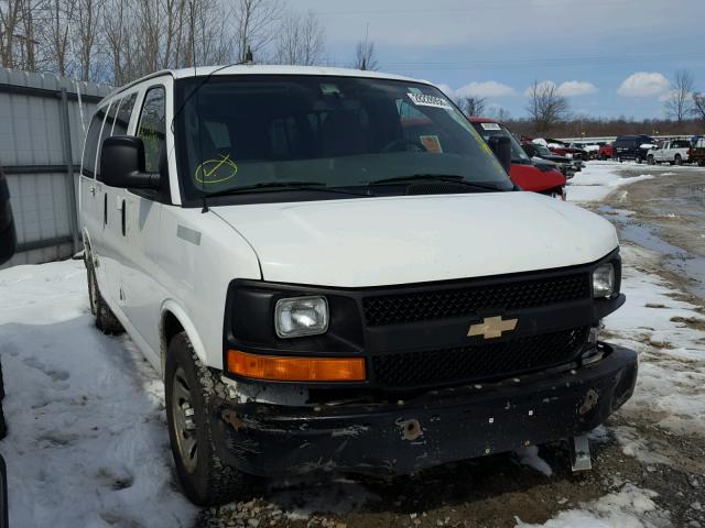 1GNSHBF40B1139251 - 2011 CHEVROLET EXPRESS G1 WHITE photo 1