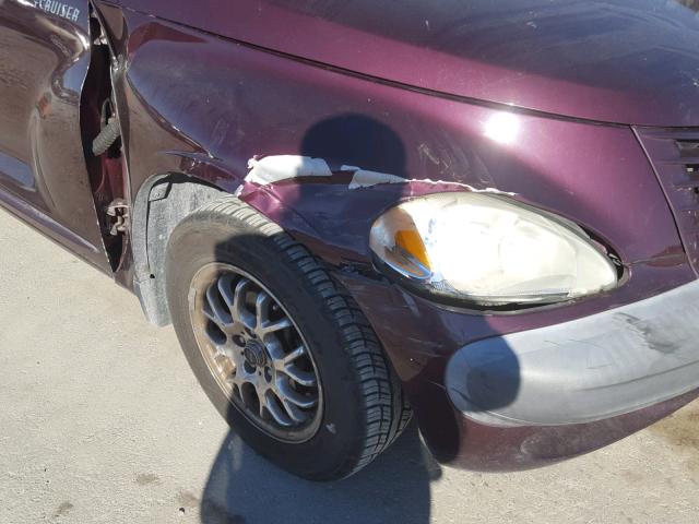 3C4FY48B72T363739 - 2002 CHRYSLER PT CRUISER PURPLE photo 9