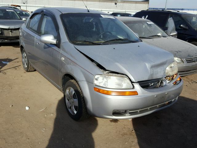 KL1TD56646B648617 - 2006 CHEVROLET AVEO BASE Gümüş foto 1