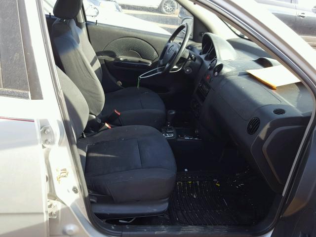 KL1TD56646B648617 - 2006 CHEVROLET AVEO BASE Gümüş foto 5