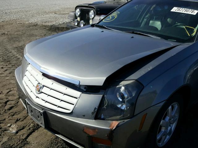 1G6DM57T260167538 - 2006 CADILLAC CTS GRAY photo 9