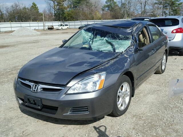 1HGCM56856A106587 - 2006 HONDA ACCORD EX GRAY photo 2