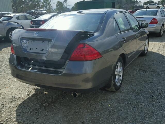 1HGCM56856A106587 - 2006 HONDA ACCORD EX GRAY photo 4