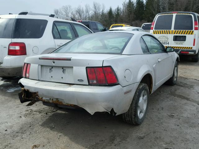 1FAFP40412F125126 - 2002 FORD MUSTANG GRAY photo 4