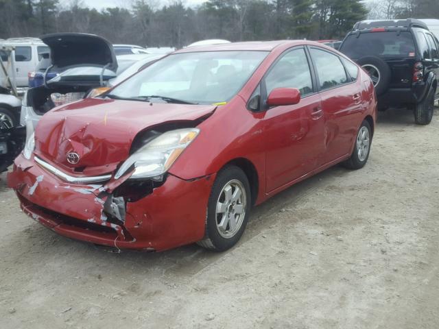 JTDKB20U297864294 - 2009 TOYOTA PRIUS RED photo 2