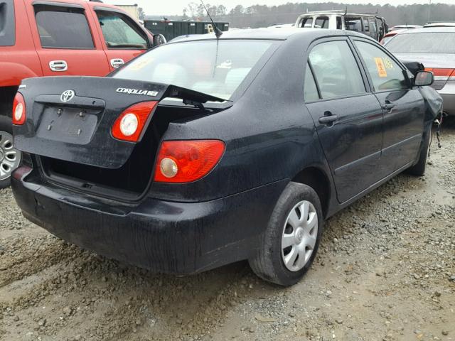 1NXBR32E47Z788045 - 2007 TOYOTA COROLLA CE BLACK photo 4