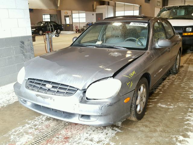 KMHWF35VXYA343687 - 2000 HYUNDAI SONATA GLS GRAY photo 2