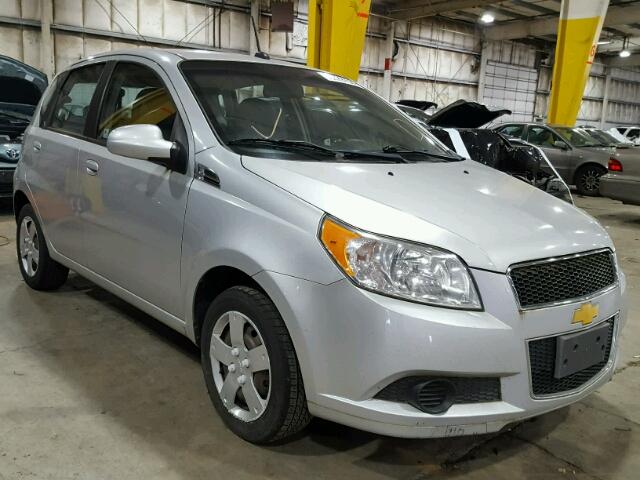 KL1TD6DE4BB171598 - 2011 CHEVROLET AVEO LS SILVER photo 1