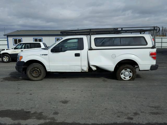 1FTMF1CW3AKA20853 - 2010 FORD F150 WHITE photo 9