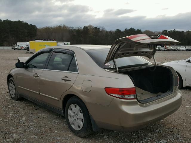 JHMCM56364C004394 - 2004 HONDA ACCORD LX GOLD photo 3