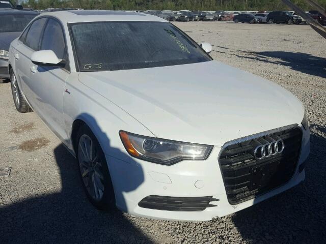 WAUGGAFC5CN165614 - 2012 AUDI A6 PREMIUM WHITE photo 1