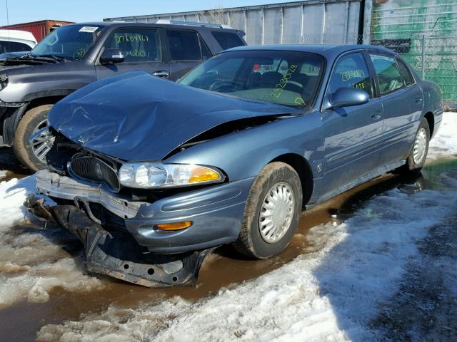 1G4HP54K42U214939 - 2002 BUICK LESABRE CU BLUE photo 2