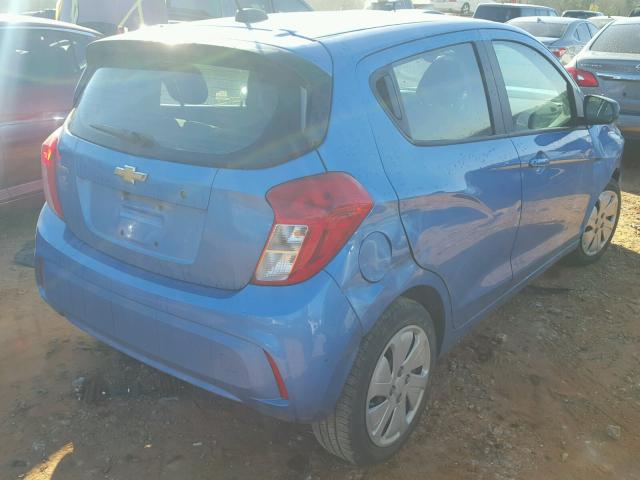 KL8CB6SA0HC773604 - 2017 CHEVROLET SPARK LS BLUE photo 4