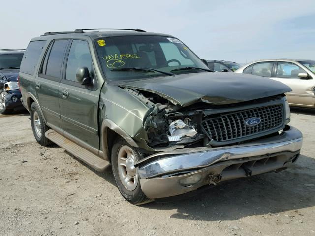 1FMRU17L31LA15962 - 2001 FORD EXPEDITION GREEN photo 1