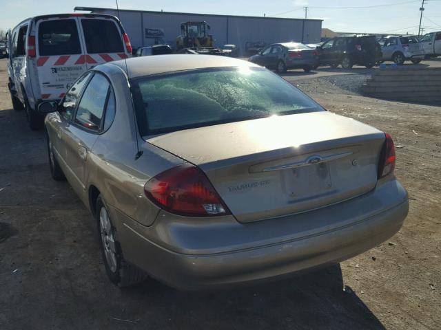 1FAFP53U8YG271902 - 2000 FORD TAURUS SE GOLD photo 3