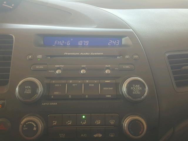 2HGFG1B84AH502894 - 2010 HONDA CIVIC EX ნაცრისფერი ფოტო 9