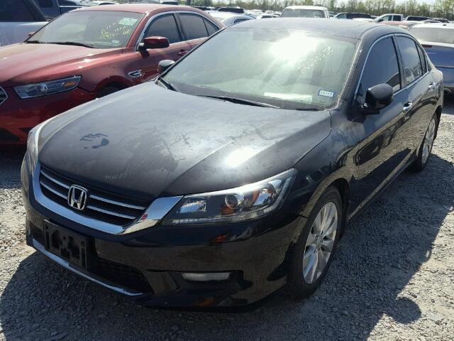 1HGCR2F76FA255369 - 2015 HONDA ACCORD EX BLACK photo 2