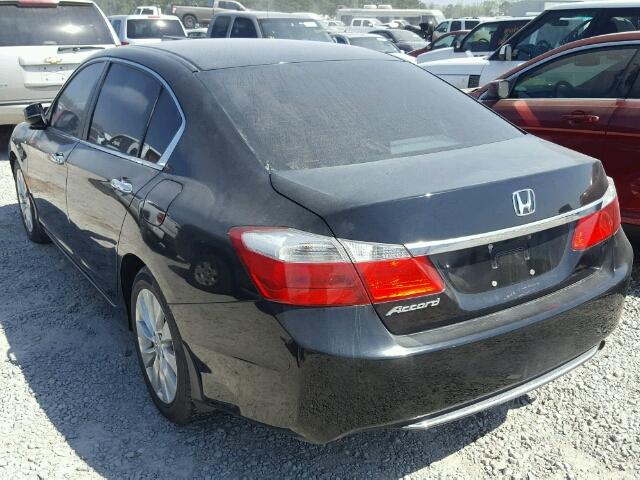 1HGCR2F76FA255369 - 2015 HONDA ACCORD EX BLACK photo 3